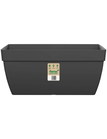 Jardinera Paris 80cm Antracita  Elegante y Duradera para Jardines, Terrazas y Balcones | Endanea Garden


