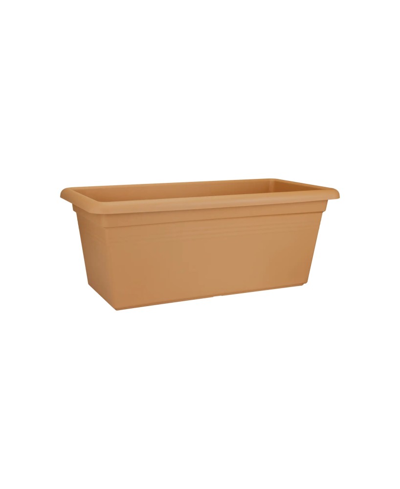 Jardinera G.B. Rectangular XXL 80 cm Terra | Ideal para Jardines, Terrazas y Balcones | Endanea Garden

