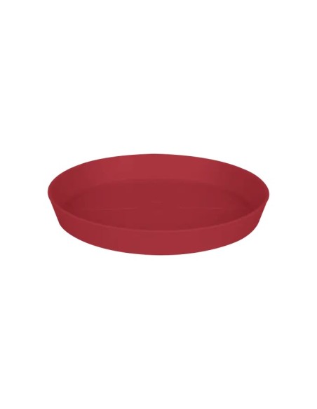 Plato Redondo Universal 17 cm Rojo  Protege y Decora tus Macetas | Endanea Garden

