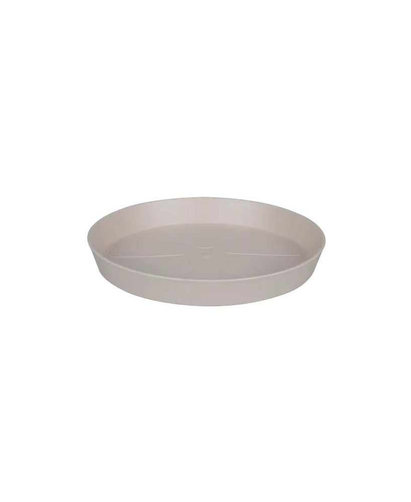 Plato Loft Redondo 21 cm Gris  Protección y Estilo para Macetas

