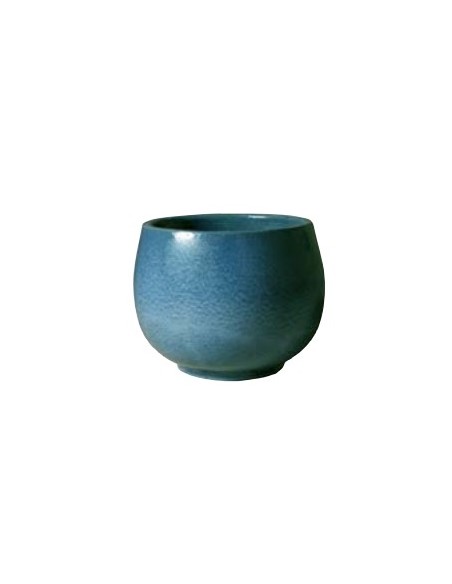 Bol Danang 37 Azul | Bol decorativo resistente para jardín e interior


