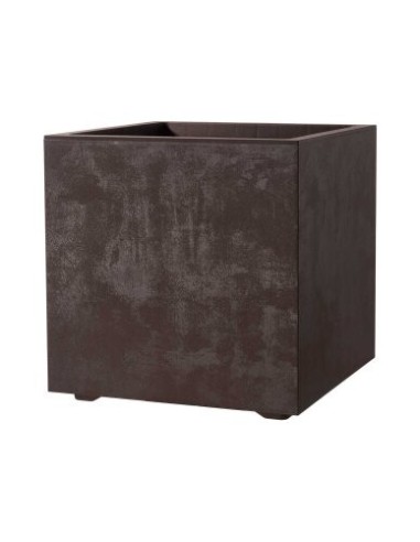 Maceta Cubo Millenium RA 39 cm Browns  Diseño Moderno y Resistente

