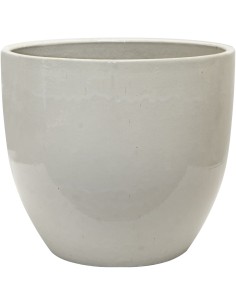 Maceta Hércules 28x25cm Crema | Elegancia Clásica y Resistencia para Jardín