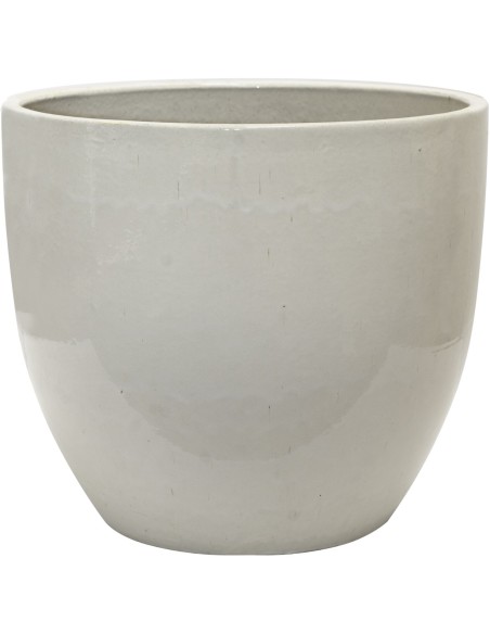 Maceta Hércules 28x25cm Crema | Elegancia Clásica y Resistencia para Jardín

