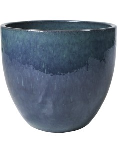 Maceta Hércules 36x31 cm Verde Azulado | Diseño Clásico y Resistente para Jardín y Terraza