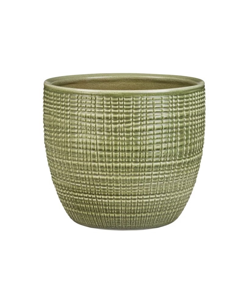 Maceta Cache Menta 19cm  Elegante y funcional maceta de cerámica para interior

