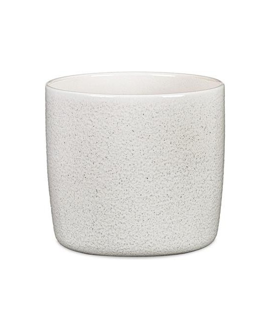 Maceta Cache Perla 18 cm | Cerámica perlada para plantas de interior

