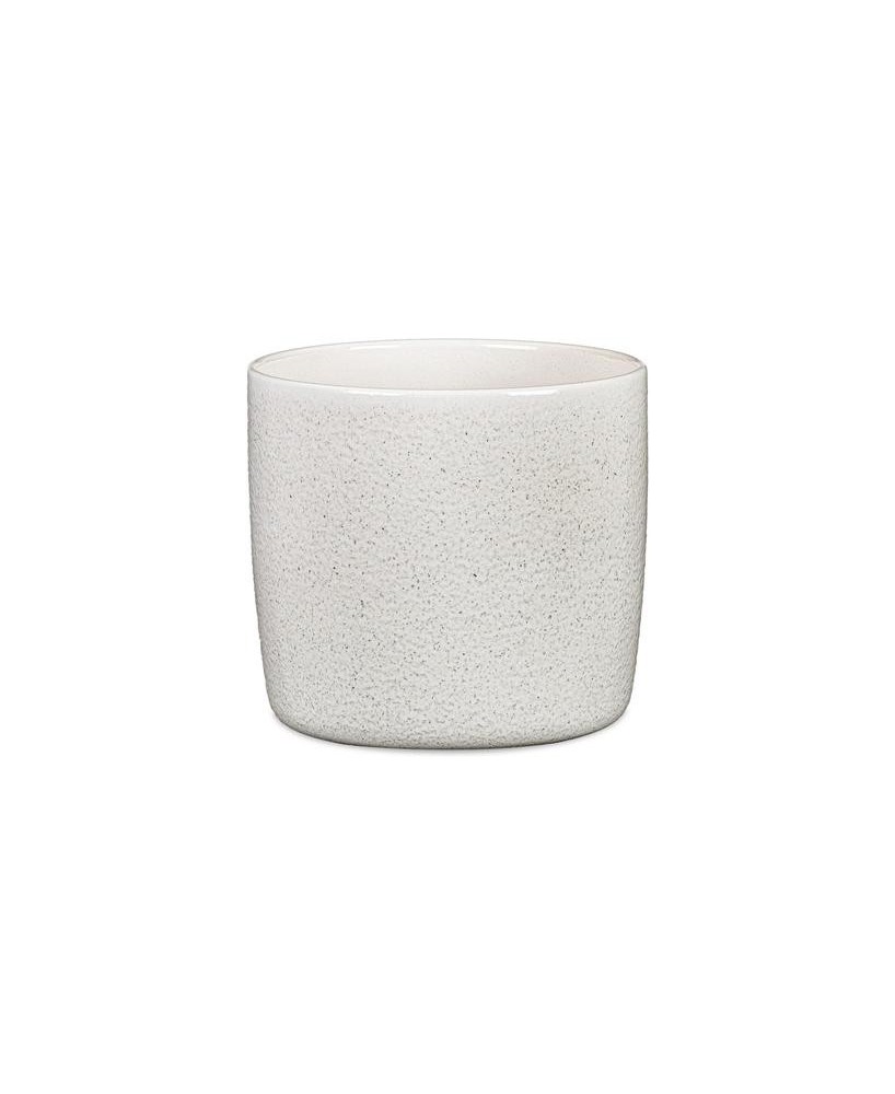 Maceta Cache Perla 18 cm | Cerámica perlada para plantas de interior


