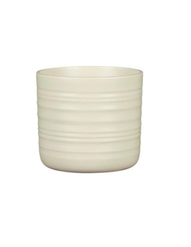 Maceta Cache Verde Silent 20 cm | Diseño minimalista y acabado suave en cerámica

