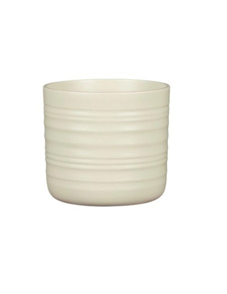Maceta Cache Verde Silent 20 cm | Diseño minimalista y acabado suave en cerámica

