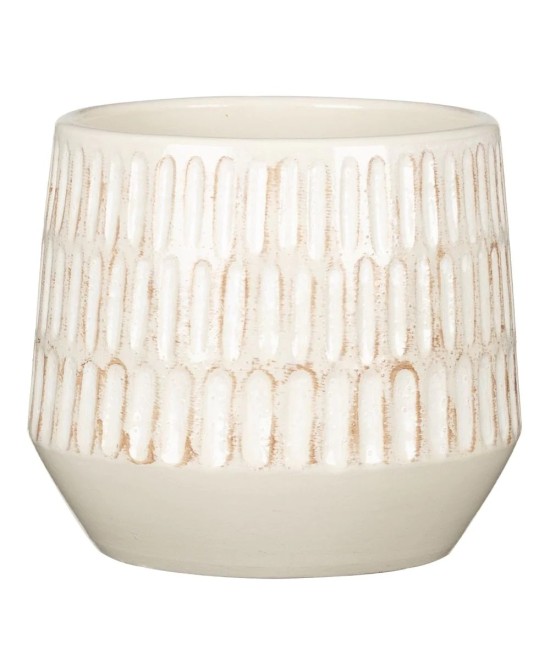Maceta Cache Opale 12 cm | Diseño opalescente elegante y duradero - Endanea Garden

