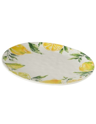 PLATO OVAL LEMONY W31CM