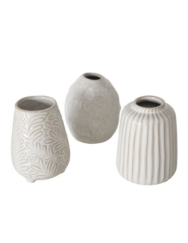 JARRON ORTEGA PORCELANA H11CM