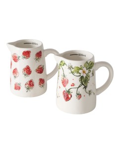 JARRA MOTIVO FRESAS 500ML H14CM