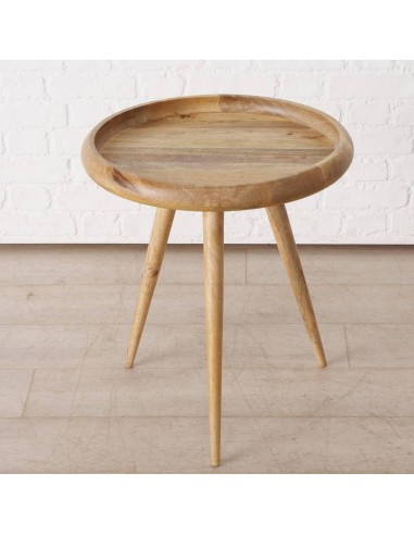 MESA HERVE 47CM MARRON