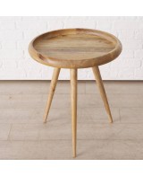 MESA HERVE 47CM MARRON