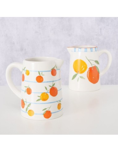 JARRA MOTIVO FRUTAS  500ML H14CM