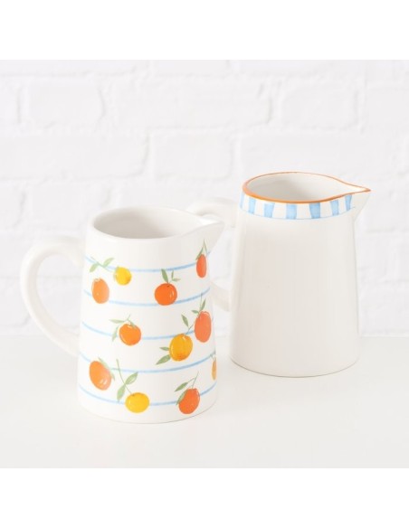 JARRA MOTIVO FRUTAS  500ML H14CM