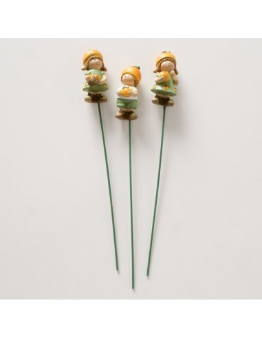 ESTACAS DE JARDIN MOTIVO FRUTAS H26.5CM