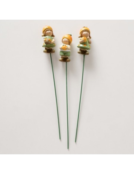 ESTACAS DE JARDIN MOTIVO FRUTAS H26.5CM