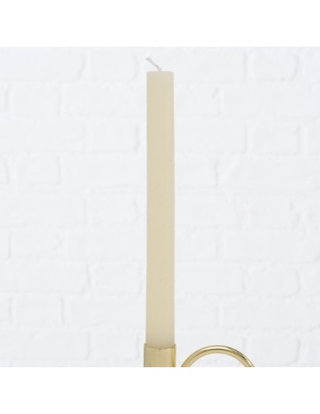 VELA CONICA MELIA H20XD2,2CM BLANCO CREMA