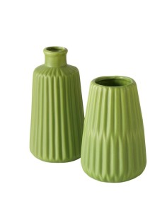 JARRON ESKO H17CM PORCELANA VERDE