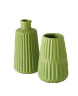 JARRON ESKO H17CM PORCELANA VERDE