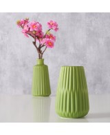 JARRON ESKO H17CM PORCELANA VERDE