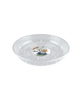 PLATO UNIVERSAL  REDONDO 16CM TRANSPARENTE