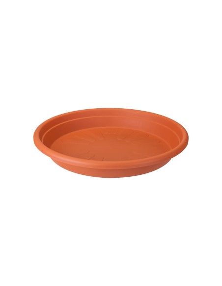PLATO REDONDO UNIVERSAL 19CM MARRÓN