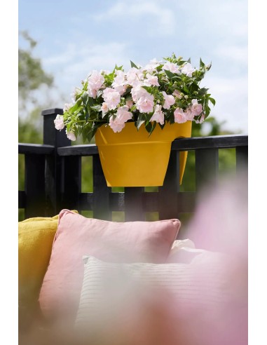 JARDINERA VIBIA CAMPANA FLOWER BRIDGE 40 AMARILLO