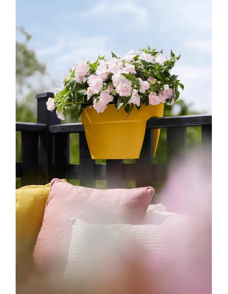 JARDINERA VIBIA CAMPANA FLOWER BRIDGE 40 AMARILLO