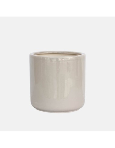 Maceta Frost Stone 14x14x14cm | Diseño moderno con acabado tipo piedra

