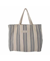 BOLSA DE COMPRAS TRINA AZUL ALGODON L47XH410XW16CM