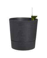 Maceta AC Round 30 cm Charcoal Grey | Diseño Moderno y Resistente para Interiores y Exteriores | Endanea Garden