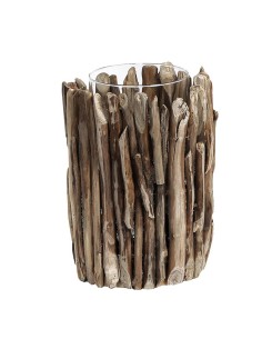 JARRON DE TEKA LAGOON  H30CM D17CM