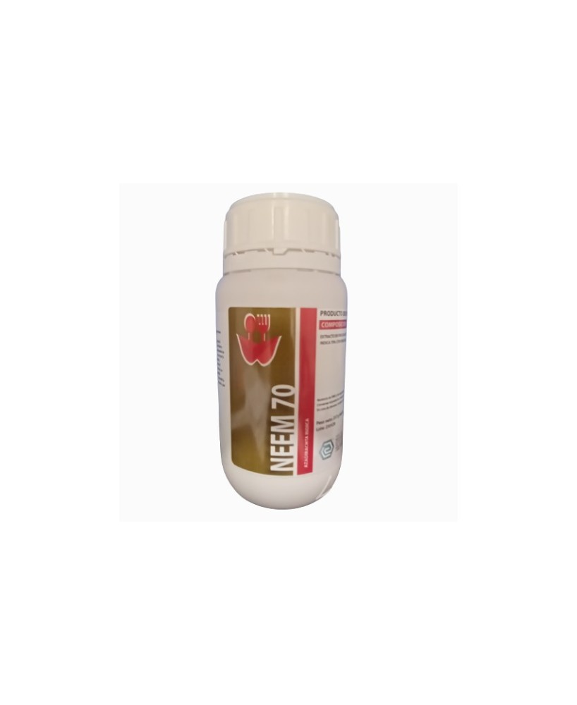 NEEM 70 Insecticida y Fungicida Natural 250ml | Control Ecológico de Plagas

