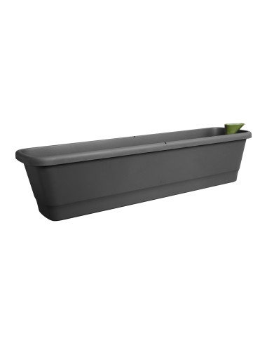 Jardinera NOA XL Negra | Diseño Sofisticado y Gran Capacidad para Exteriores e Interiores | Endanea Garden