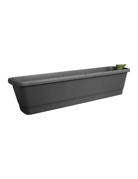 Jardinera NOA XL Negra | Diseño Sofisticado y Gran Capacidad para Exteriores e Interiores | Endanea Garden