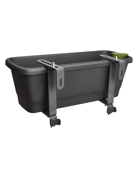 Ganchos Universales para Balcón Negro  Soporte seguro para macetas

