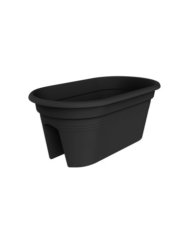 Jardinera GB Bridge 55cm Negra | Diseño Moderno y Resistente para Exterior | Endanea Garden