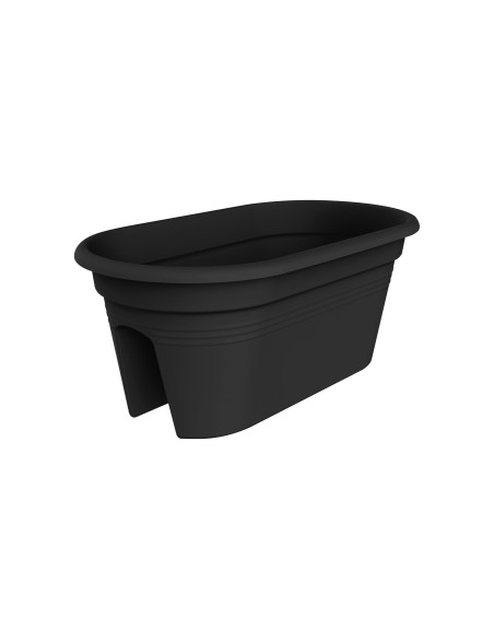 Jardinera GB Bridge 55cm Negra | Diseño Moderno y Resistente para Exterior | Endanea Garden