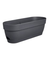 Vibia Campana Trough 50 Antracita | Jardinera Rectangular Moderna | Endanea Garden

