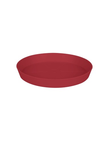 Plato Loft Redondo 14cm Theatre Rojo  Diseño moderno y protección para macetas

