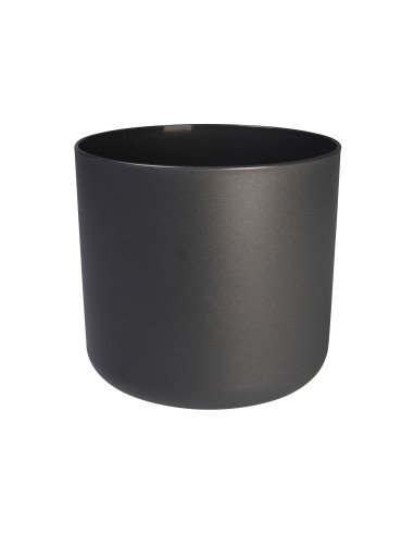 Maceta B.Soft Redonda 35 cm Antracita - Diseño Moderno y Resistente | Endanea Garden

