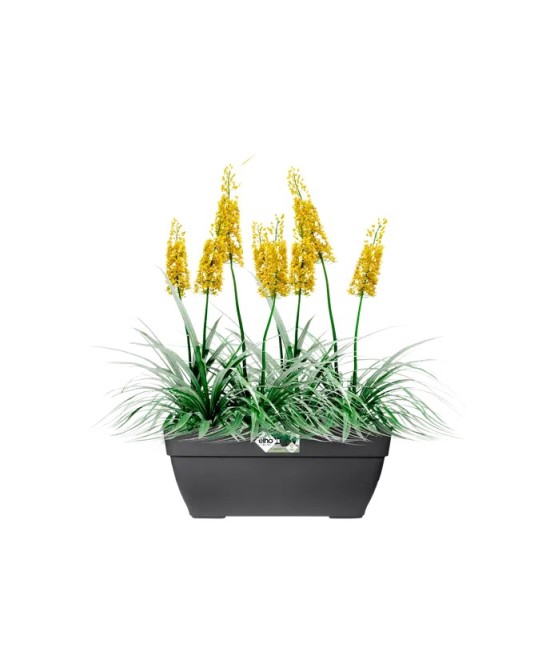 Jardinera Vibia Campana 80 cm Antracita | Diseño Elegante y Funcional para Exteriores e Interiores | Endanea Garden