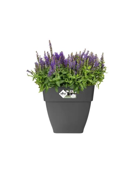 Maceta Vibia Campana Cuadrada 37 cm Antracita | Diseño Moderno y Funcional para Jardines e Interiores