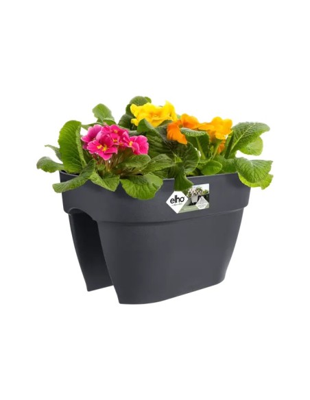 VIBIA Campana Flower Bridge 40cm Antracita | Elegante Maceta para Jardín y Terraza | Endanea Garden