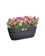 MACETA VIBIA CAMPANA EASY HANGER ANTRACITA | Maceta Colgante Moderna para Balcón y Terraza | Endanea Garden