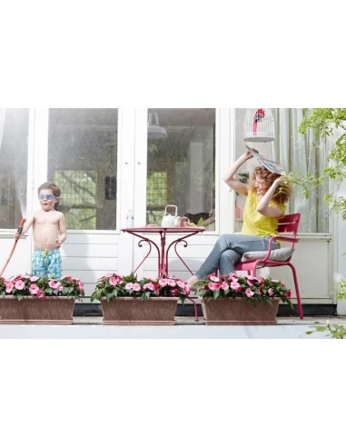 Jardinera Barcelona XL 60 cm Taupe | Diseño Elegante para Jardines, Terrazas y Balcones | Endanea Garden